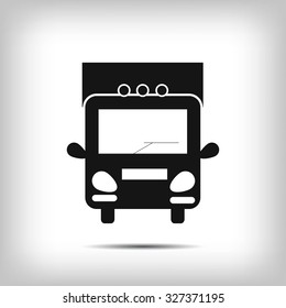 Truck sign icons