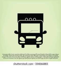 Truck sign icons