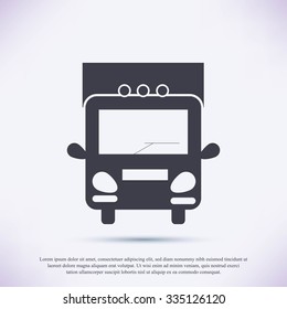Truck sign icons