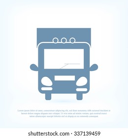 Truck sign icons