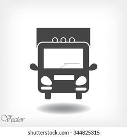 Truck sign icons