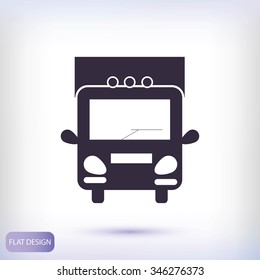 Truck sign icons