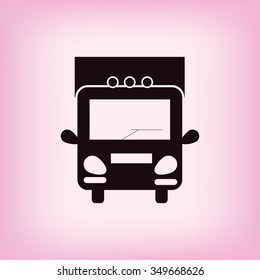 Truck sign icons