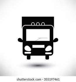 Truck sign icons
