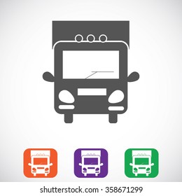 Truck sign icons