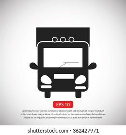 Truck sign icons
