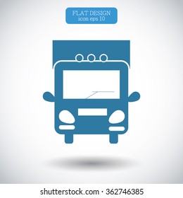 Truck sign icons