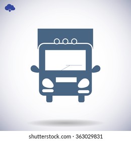 Truck sign icons