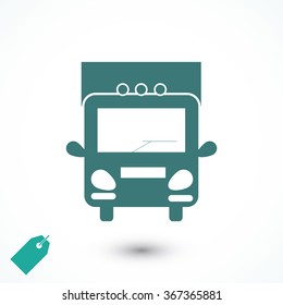 Truck sign icons