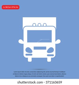 Truck sign icons