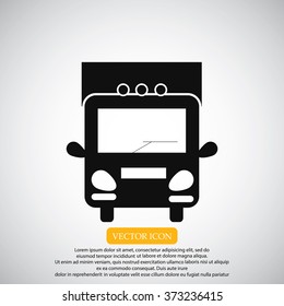 Truck sign icons