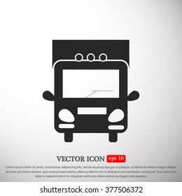 Truck sign icons
