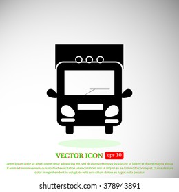 Truck sign icons