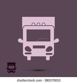 Truck sign icons