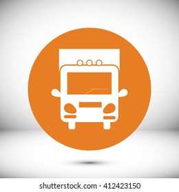 Truck sign icons