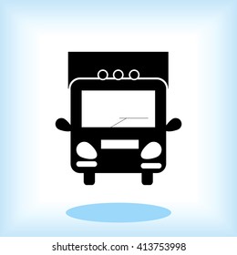Truck sign icons