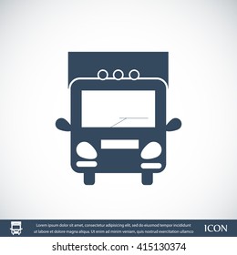 Truck sign icons