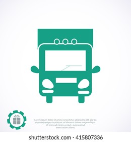 Truck sign icons