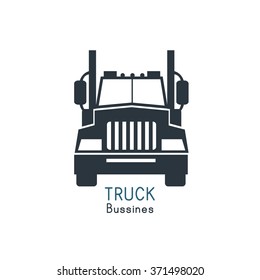 Truck Sign Logo Design Template Stock Vector (Royalty Free) 371498020 ...