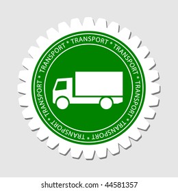 Truck Sign Transport Label