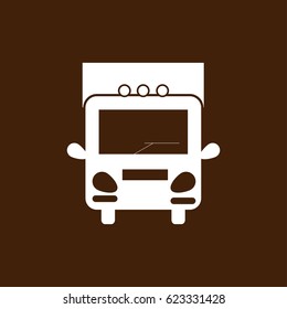 Truck sign, vector best flat icon, EPS