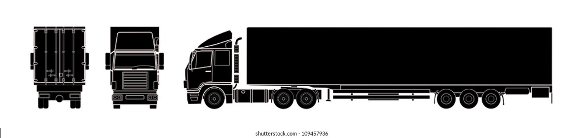 Truck silhouette