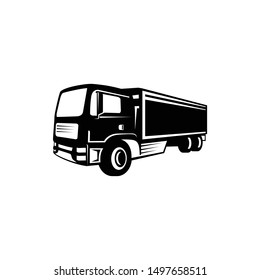 truck design outline logo