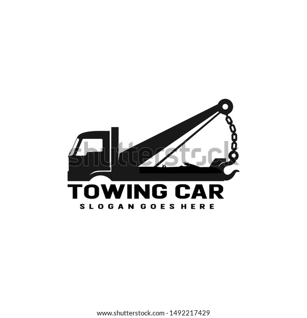 Truck Silhouette Abstract Logo Template Vector Stock Vector (Royalty ...