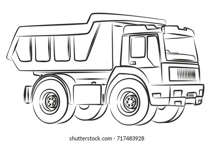 truck Sketch. 