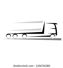 Sketch Truck Vector Stock Vector (Royalty Free) 1056238994 | Shutterstock