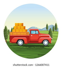 Truck suv with straw