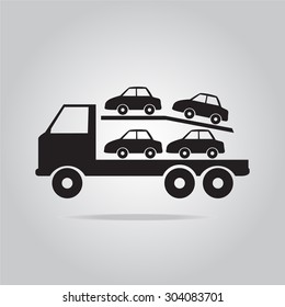  Truck symbol vector illustration
