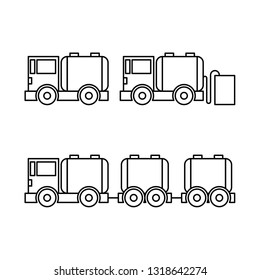 truck tanker vector