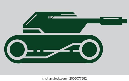 Truck tanks that are often used in war are green. useful also as a means of transportation in times of war.