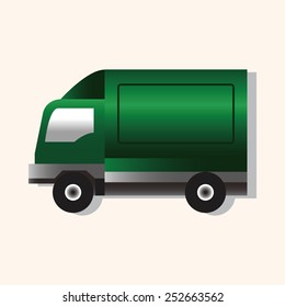 truck theme elements vector,eps