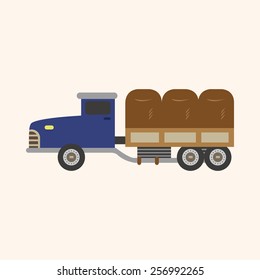 truck theme elements vector,eps