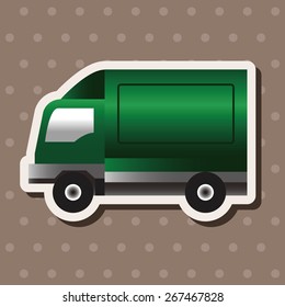truck theme elements vector,eps