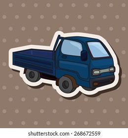 truck theme elements vector,eps
