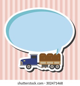 truck theme elements vector,eps