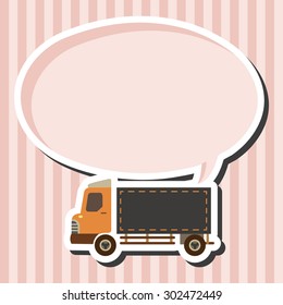 truck theme elements vector,eps