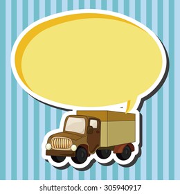 truck theme elements vector,eps