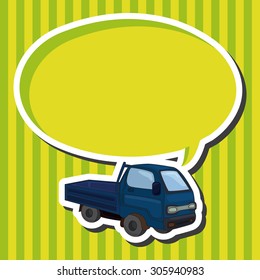 truck theme elements vector,eps