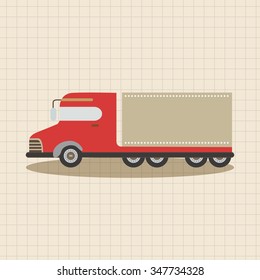 truck theme elements vector,eps