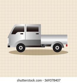 truck theme elements vector,eps