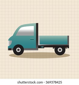 truck theme elements vector,eps