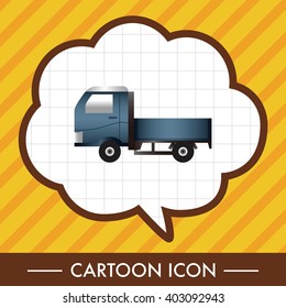 truck theme elements vector,eps