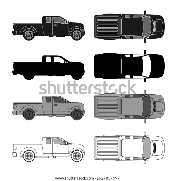 Free Free Truck Top View Svg 464 SVG PNG EPS DXF File