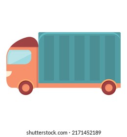 Truck toy icon cartoon vector. Kid store. Child game