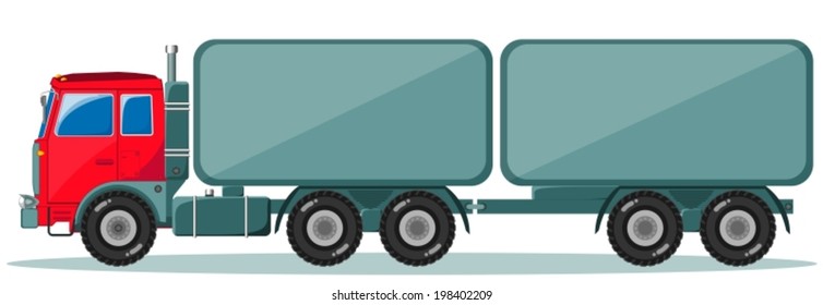 Truck with trailer