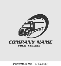 Truck Trailer Logo Transportation - inspiration Vector van